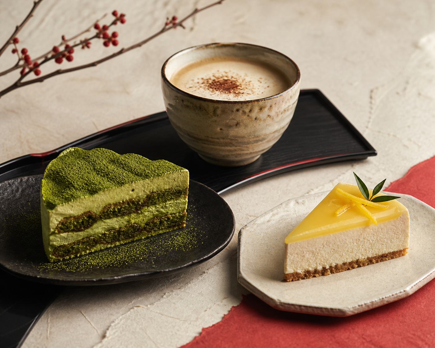 Matcha Yuzu Parfait