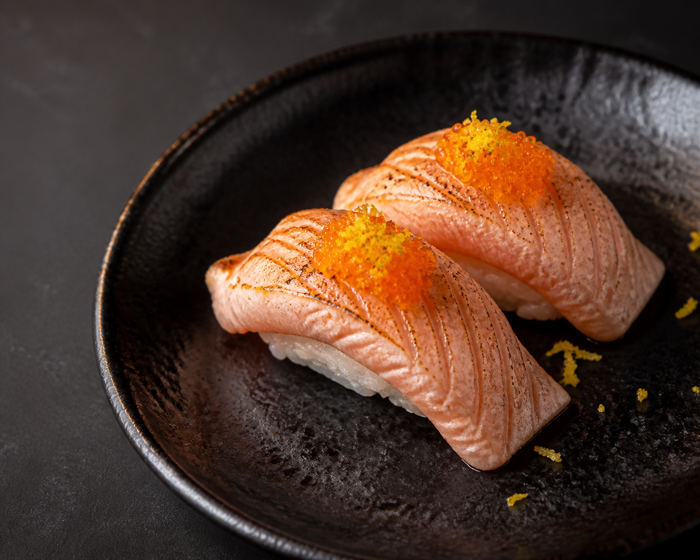 Salmon Aburi Nigiri